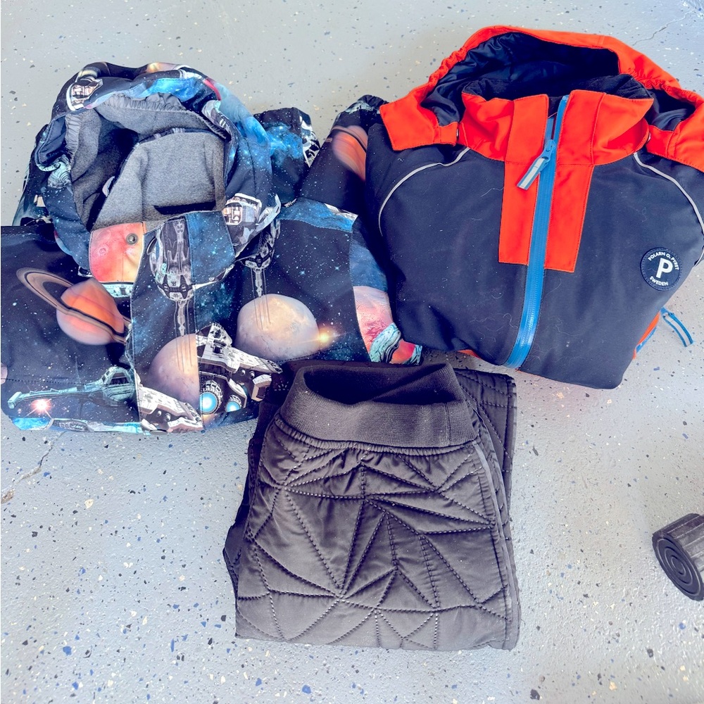 Bundle of European Brand kids outerwear